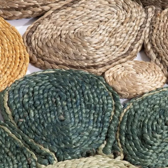 Floral Multi Sisal Rug Sisal & Jute Rugs UK Mainland Free Shipping